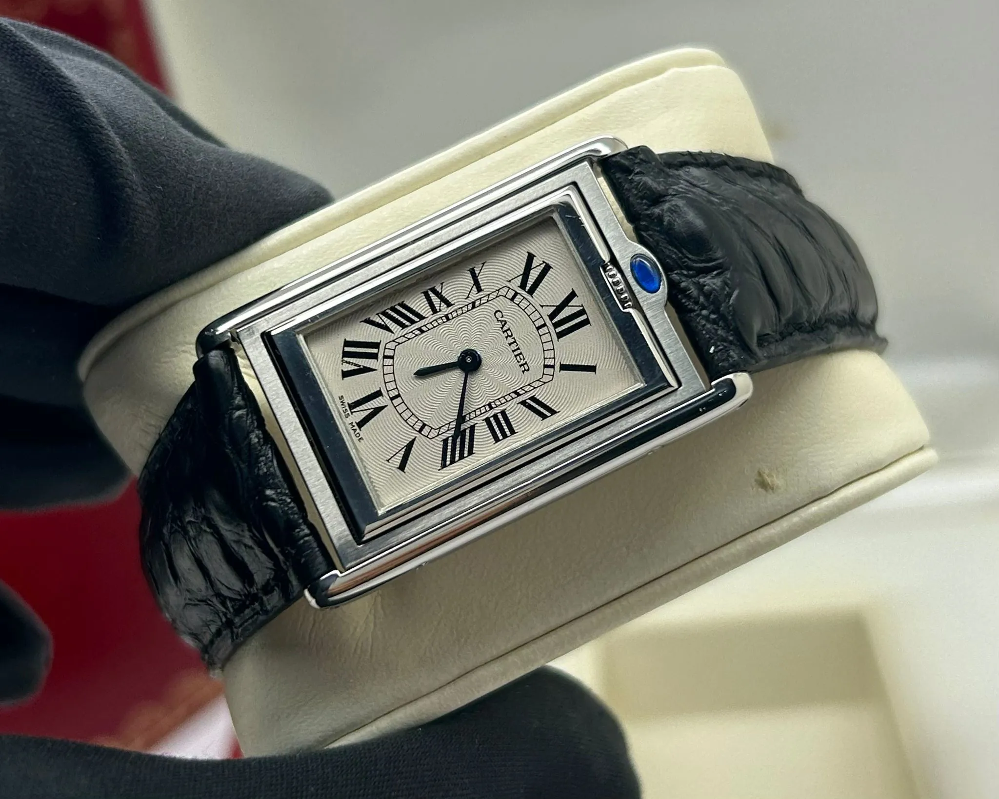 Cartier Tank Basculante 2390 26mm Stainless steel Silver 12