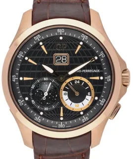 Girard-Perregaux Traveller 49655-52-631-BB6A Rose gold Black