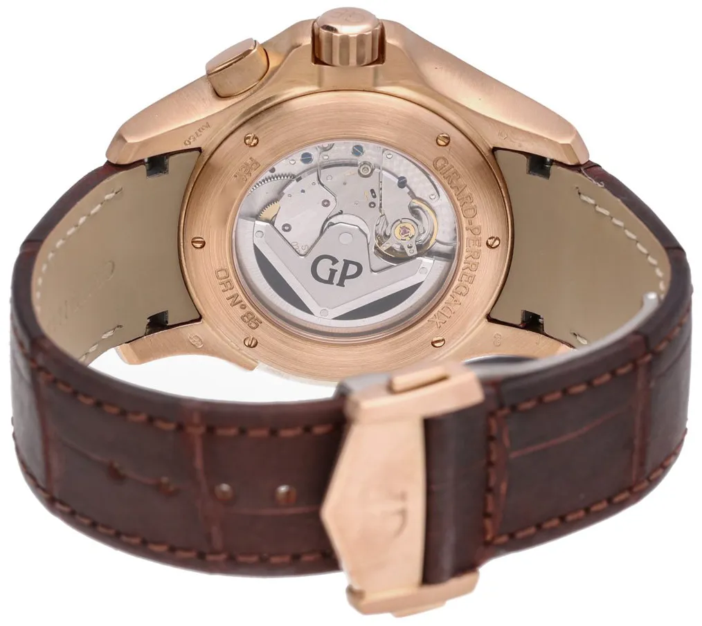 Girard-Perregaux Traveller 49655-52-631-BB6A 44mm Rose gold Black Baton 3