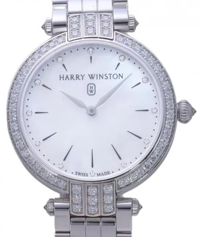 Harry Winston Premier PRNQHM31WW003 31mm White gold Mother-of-pearl