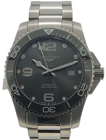 Longines HydroConquest L3.781.4.76.6 41mm Stainless steel Gray