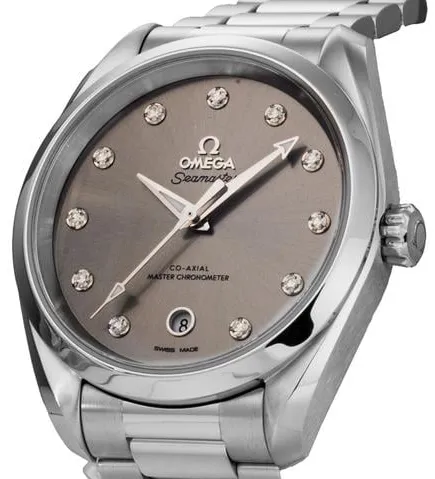 Omega Aqua Terra 220.10.38.20.56.001 38mm Stainless steel Gray 1