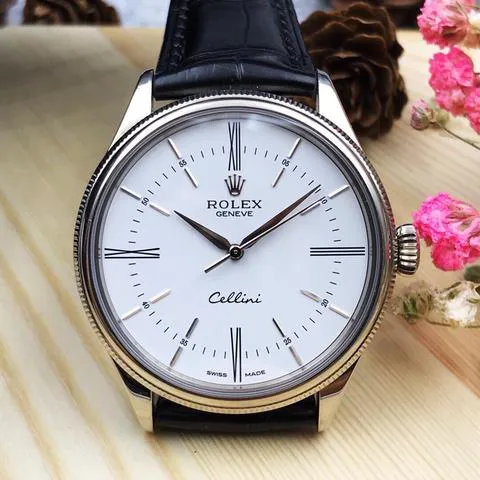 Rolex Cellini 50509 39mm White gold White