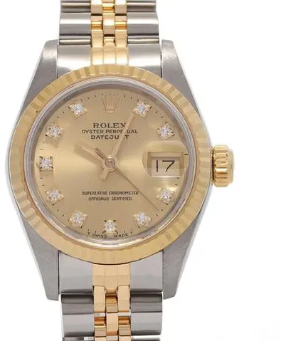 Rolex Datejust 69173G 26mm Yellow gold Champagne