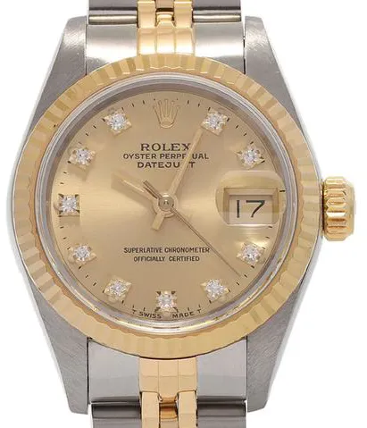 Rolex Datejust 69173G 26mm Yellow gold Champagne 4