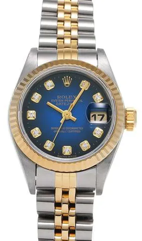 Rolex Datejust 69173G 26mm Stainless steel Blue