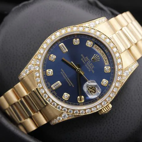 Rolex Day-Date 36 118338 36mm Yellow gold Blue 9