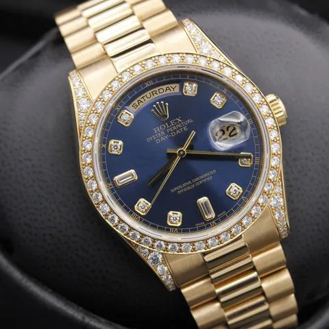 Rolex Day-Date 36 118338 36mm Yellow gold Blue 10