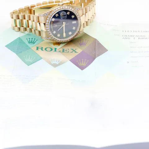 Rolex Day-Date 36 118338 36mm Yellow gold Blue 11