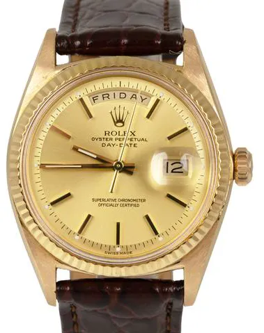 Rolex Day-Date 36 1806 36mm Yellow gold Champagne