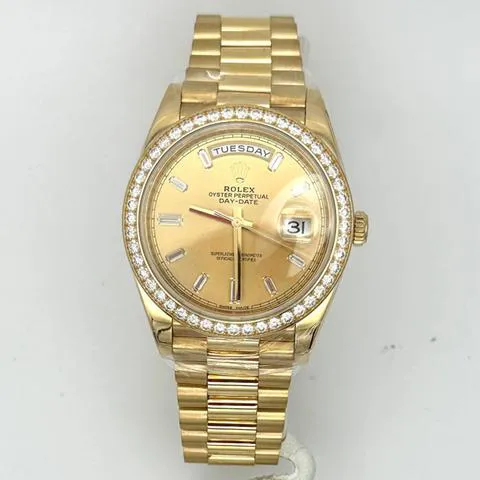 Rolex Day-Date 40 228348RBR 40mm Yellow gold Champagne