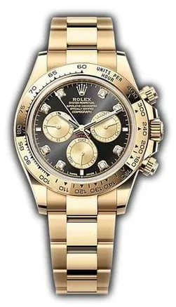 Rolex Daytona 126508-0003 40mm 18k yellow gold Black