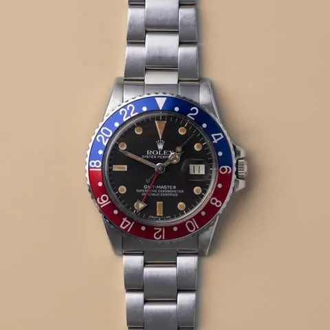 Rolex GMT-Master 16750 40mm Stainless steel Black