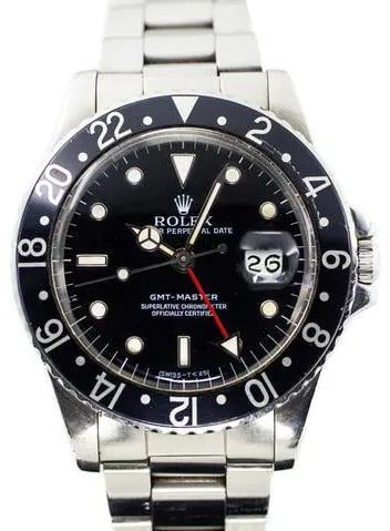 Rolex GMT-Master 16750 40mm Stainless steel Black