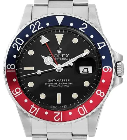 Rolex GMT-Master 16750 40mm Stainless steel Black