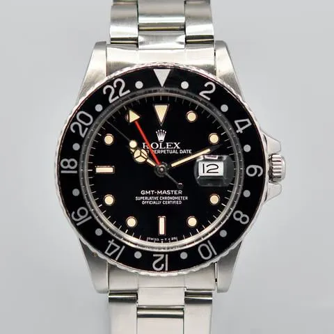 Rolex GMT-Master 16750 40mm Stainless steel Black