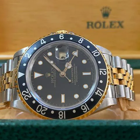 Rolex GMT-Master II 16713 40mm Yellow gold and Stainless steel Black 1