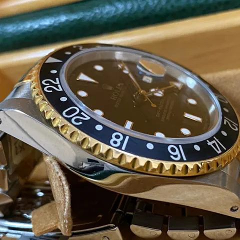 Rolex GMT-Master II 16713 40mm Yellow gold and Stainless steel Black 4