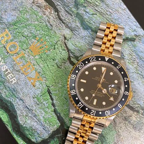 Rolex GMT-Master II 16713 40mm Yellow gold and Stainless steel Black 11