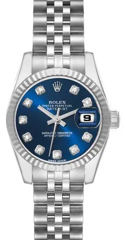 Rolex Lady-Datejust 179174 26mm Stainless steel Blue