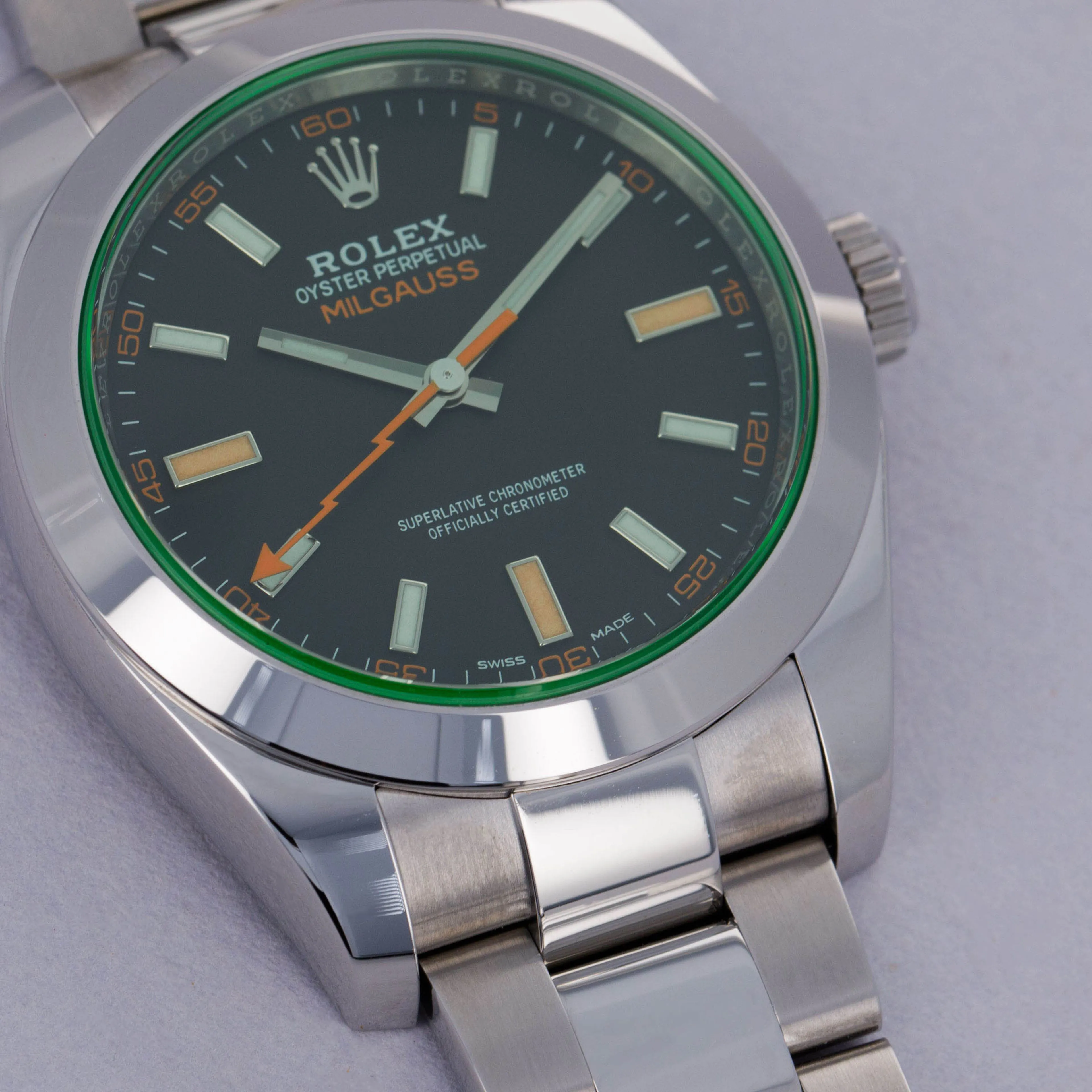 Rolex Milgauss 116400GV 40mm Stainless steel Black 1