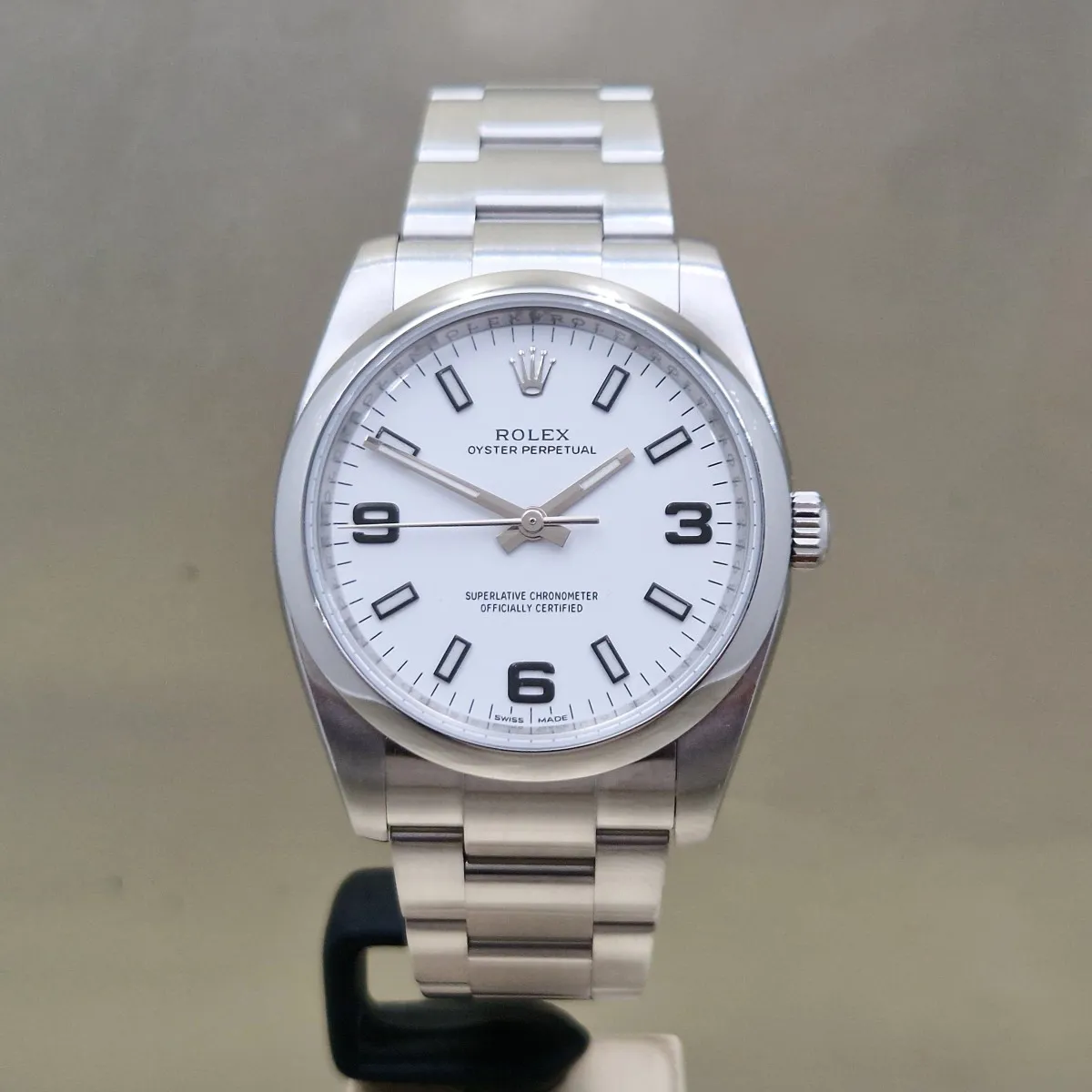 Rolex Oyster Perpetual 114200 34mm ACCIAIO BIANCO