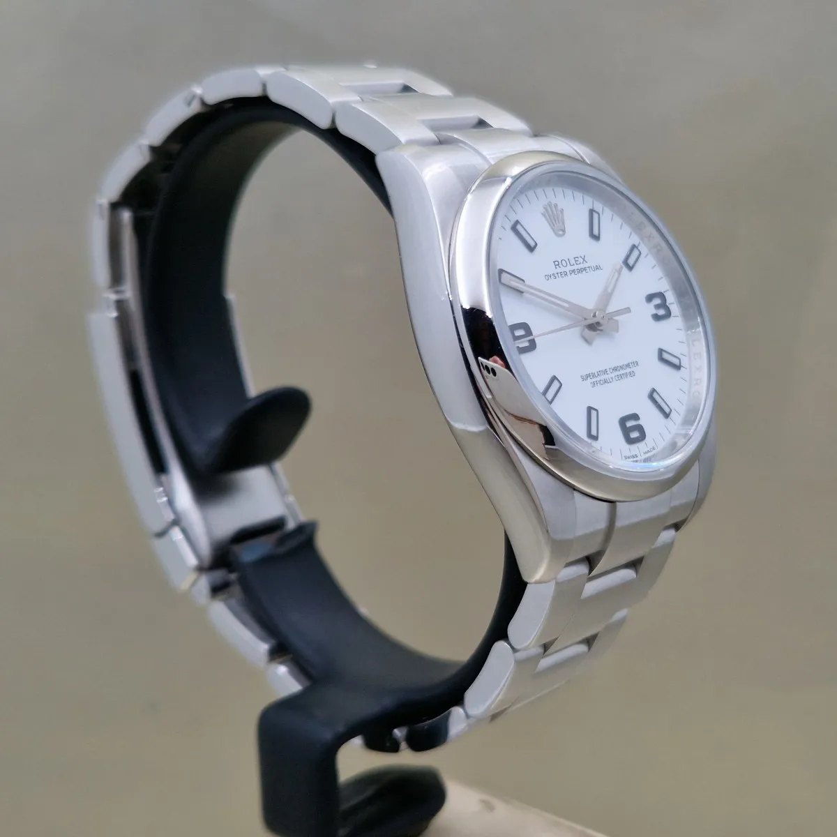 Rolex Oyster Perpetual 114200 34mm ACCIAIO BIANCO 2