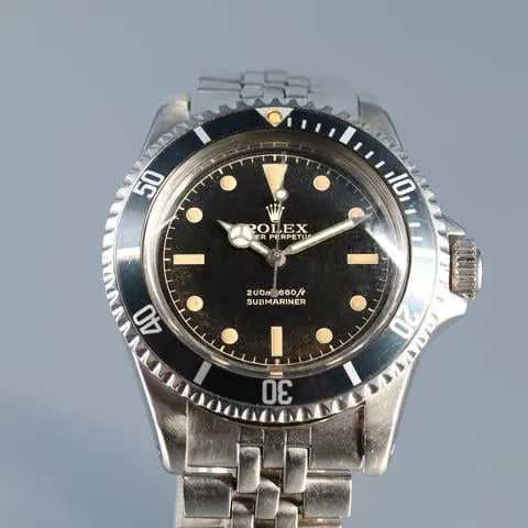 Rolex Submariner 5513 40mm Stainless steel Black