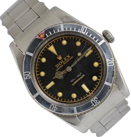 Rolex Submariner 5508 37mm Stainless steel Black