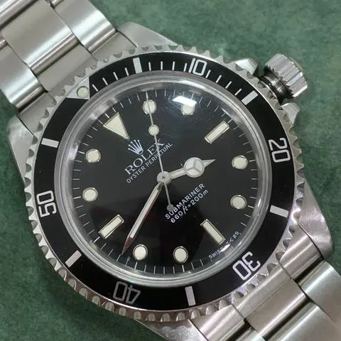 Rolex Submariner 5513 40mm Stainless steel Black