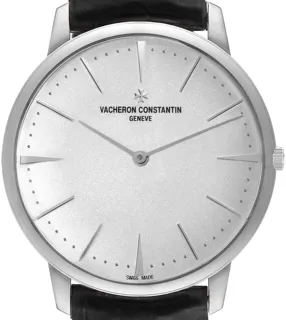 Vacheron Constantin Patrimony 81180/000G-9117 40mm White gold Silver