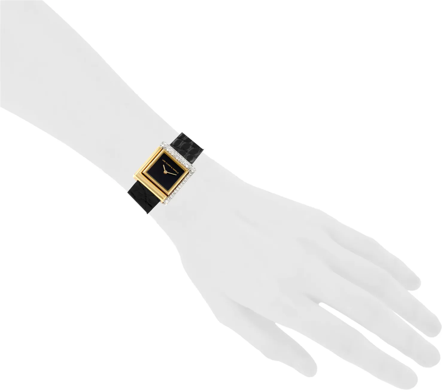 Van Cleef & Arpels 24mm Yellow gold Black 1