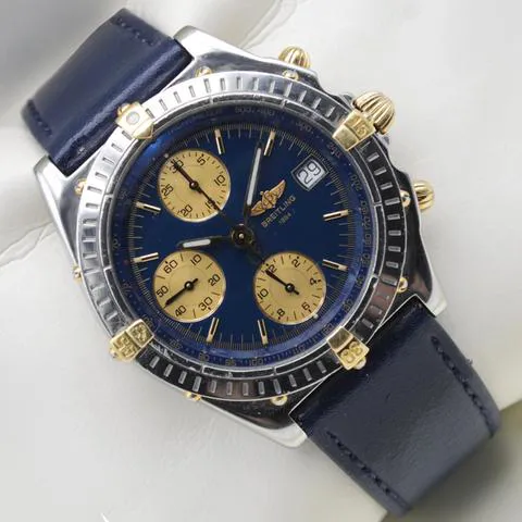 Breitling Chronomat B13050.1 39mm Gold/steel Blue