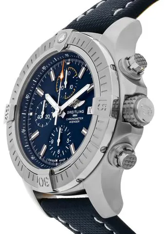 Breitling Avenger A13317101C1X2 45mm Stainless steel Blue 1