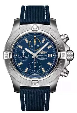 Breitling Avenger A13317101C1X2 45mm Stainless steel Blue