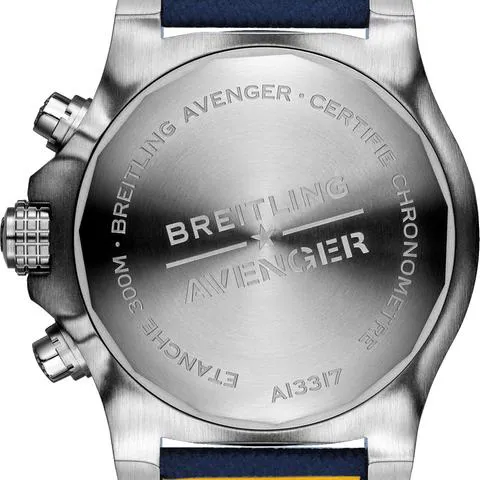 Breitling Avenger A13317101C1X2 45mm Stainless steel Blue 2