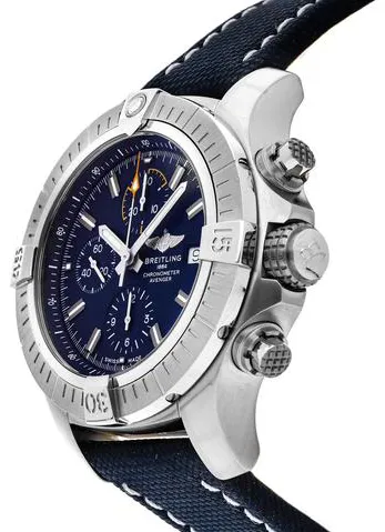 Breitling Avenger A13317101C1X2 45mm Stainless steel Blue 4