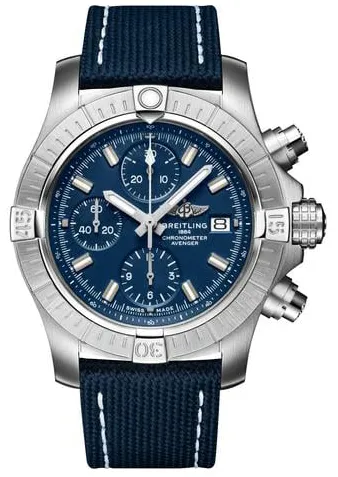 Breitling Avenger A13385101C1X2 43mm Stainless steel Blue