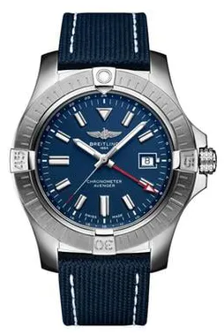 Breitling Avenger A32395101C1X1 45mm Stainless steel Blue