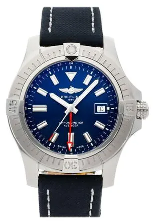 Breitling Avenger A32395101C1X2 45mm Stainless steel Blue