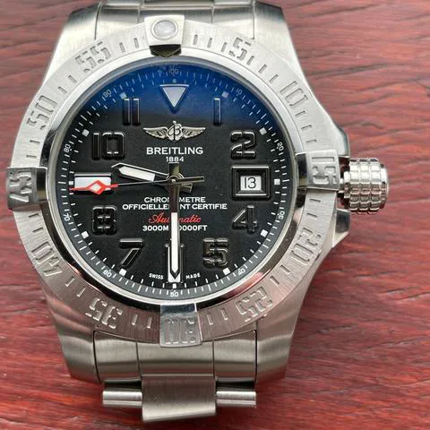 Breitling Avenger II Seawolf A1733110/BC31/169A 45mm Stainless steel Black 5