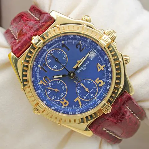 Breitling Chronomat K13050.1 40mm Yellow gold Blue