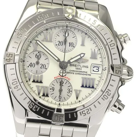 Breitling Cockpit A13358 39mm Stainless steel White