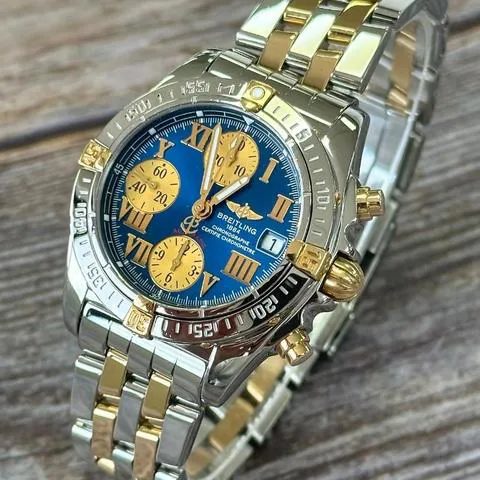 Breitling Cockpit B13358 39mm Yellow gold and Stainless steel Blue 2