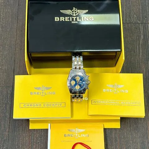 Breitling Cockpit B13358 39mm Yellow gold and Stainless steel Blue 1