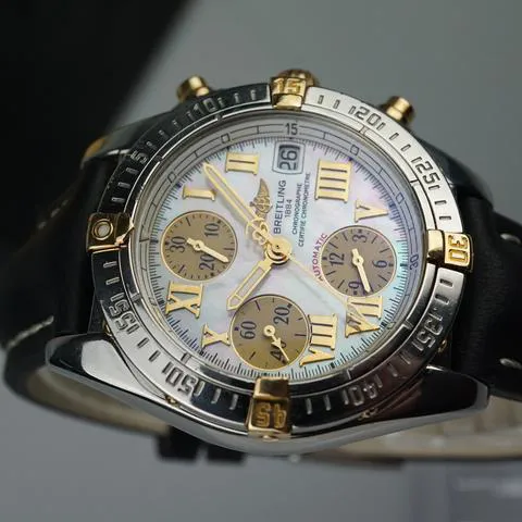 Breitling Cockpit B13358 39mm Yellow gold and Stainless steel Mother-of-pearl 5