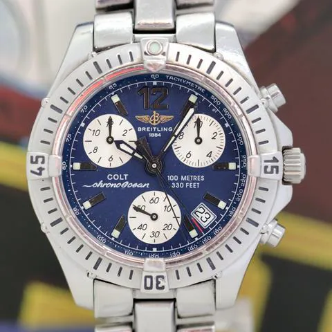 Breitling Colt A53350 38mm Stainless steel Blue