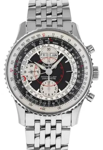 Breitling Montbrillant A21330 43mm Steel Black