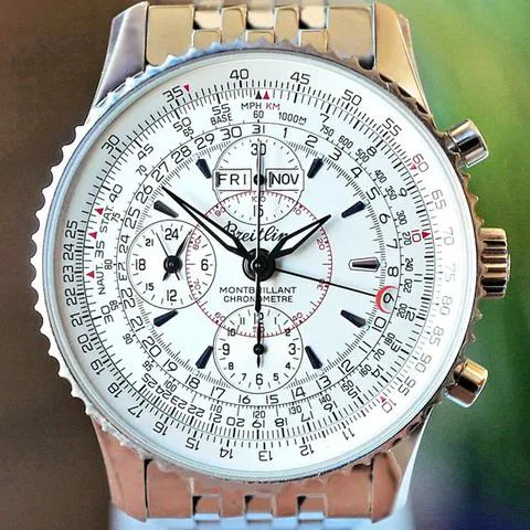 Breitling Montbrillant A21330 43mm Steel White