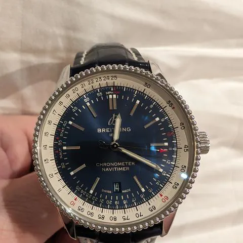 Breitling Navitimer A17326211C1P3 41mm Stainless steel Blue 1